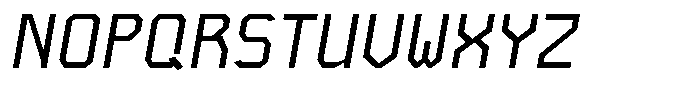 Field Mono Italic Font UPPERCASE