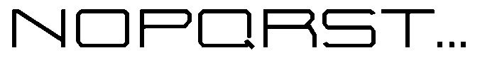 Field Mono Wide Font UPPERCASE