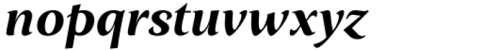 Fielding Bold Italic Font LOWERCASE