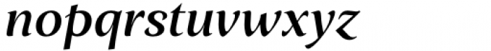 Fielding Medium Italic Font LOWERCASE