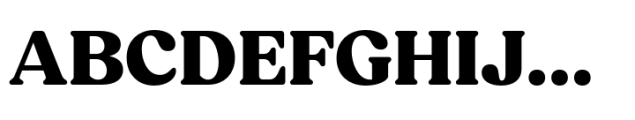 Fields Extra Bold Font UPPERCASE