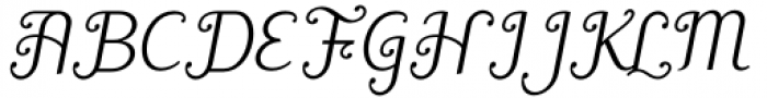 Fielke Italic Font UPPERCASE