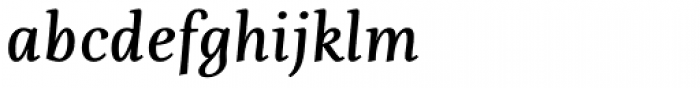 Fiesole Display Bold Italic Font LOWERCASE