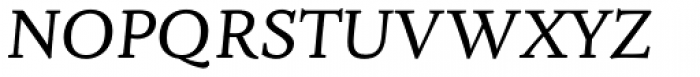 Fiesole Display Italic Font UPPERCASE