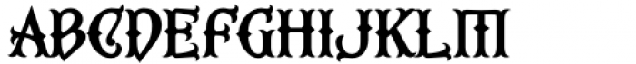 Fifth Reign Bold Font LOWERCASE