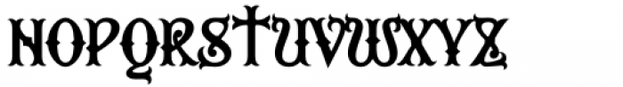 Fifth Reign Bold Font LOWERCASE