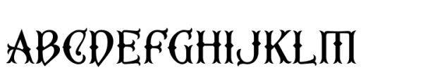 Fifth Reign Regular Font LOWERCASE