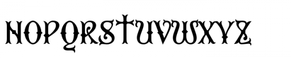 Fifth Reign Regular Font LOWERCASE