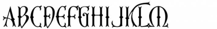 Fifth Reign Thin Font UPPERCASE