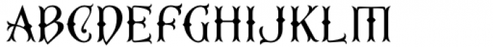 Fifth Reign Thin Font LOWERCASE