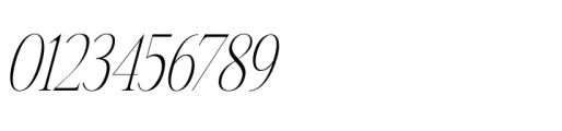 Fifty Fifty Fine Italic Font OTHER CHARS