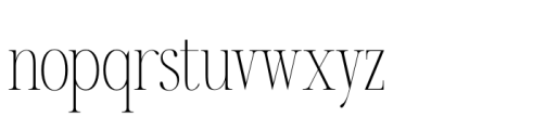 Fifty Fifty Fine Font LOWERCASE