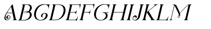 Figerly Italic Font UPPERCASE