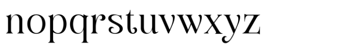 Figerly Regular Font LOWERCASE