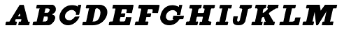 Figgins Brute Italic Font LOWERCASE