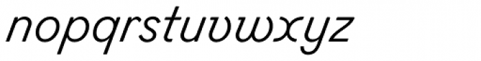 Figgins Sans Italic Font LOWERCASE