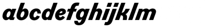 Figgins Standard ExtraBold Italic Font LOWERCASE