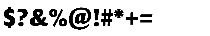 Fight Black Font OTHER CHARS