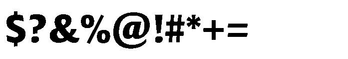 Fight ExtraBold Font OTHER CHARS
