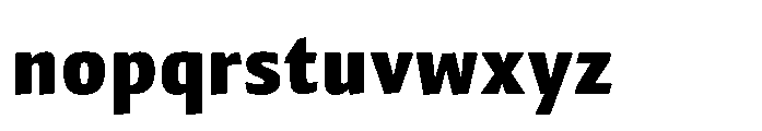 Fight ExtraBold Font LOWERCASE