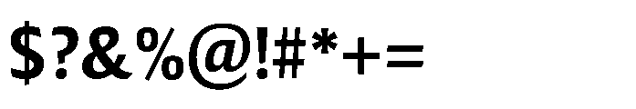 Fight SemiBold Font OTHER CHARS