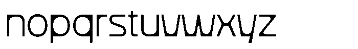 Figola Thin Font LOWERCASE