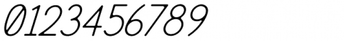 Fika Regular Italic Font OTHER CHARS