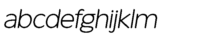Fikao Sans Light Italic FONT