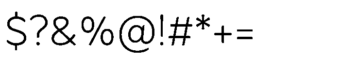Fikao Sans Light Font OTHER CHARS