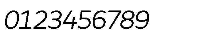 Fikao Sans Regular Italic Font OTHER CHARS