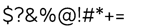 Fikao Sans Regular Font OTHER CHARS
