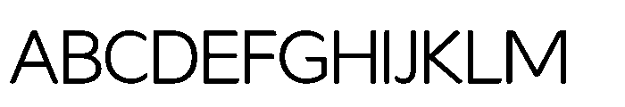 Fikao Sans Regular Font UPPERCASE