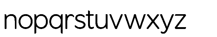 Fikao Sans Regular Font LOWERCASE