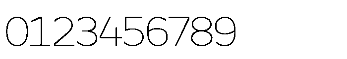 Fikao Sans Thin Font OTHER CHARS