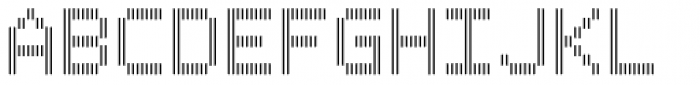 Filament SemiBold Double Font UPPERCASE