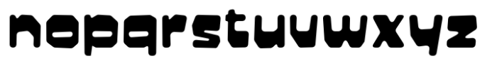 Filarion Bulbous Regular Font LOWERCASE