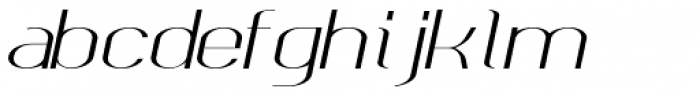 Filipina Light Italic Font LOWERCASE