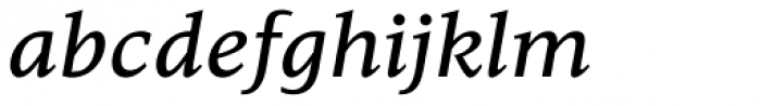 Filo Pro Italic Font LOWERCASE