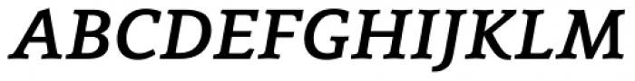 Filo Pro Medium Italic Font UPPERCASE