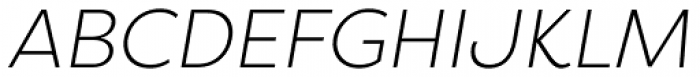 Filson Pro Light Italic Font UPPERCASE