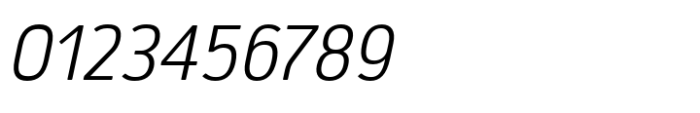 Finador Light Oblique Font OTHER CHARS
