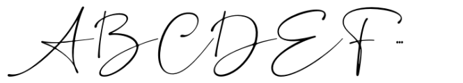 Finagle Font UPPERCASE