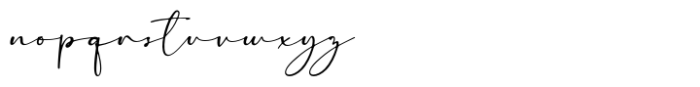Finagle Font LOWERCASE
