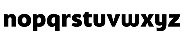 Final Six Heavy Font LOWERCASE