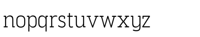 Finalist Round Slab Variable Font LOWERCASE