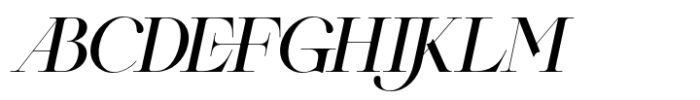 Finality Italic Font UPPERCASE