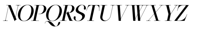 Finality Italic Font UPPERCASE