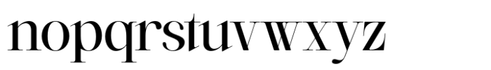 Finality Regular Font LOWERCASE