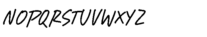 Fine Checklist Bold Font UPPERCASE