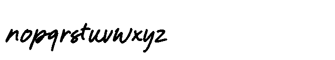 Fine Checklist Bold Font LOWERCASE